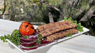 Grilled Lamb Kofta Kebab Recipe | Iraqi Kebab |  Kebab Erbil Style