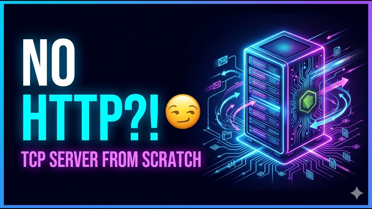 Build Your Own TCP Server from Scratch (Node.js) - YouTube