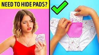 Timestamps: 0:10 - how to relieve period cramps 0:56 wash off blood
5:00 diy heating pad 6:35 temporary pads
-----------------------------------...