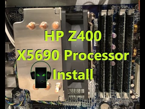HP Z400 Xeon X5690 Processor Upgrade w/ 4 Memory Slot System Board
