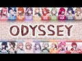 [COLOUR CODED LYRICS] Odyssey (Hololive English)