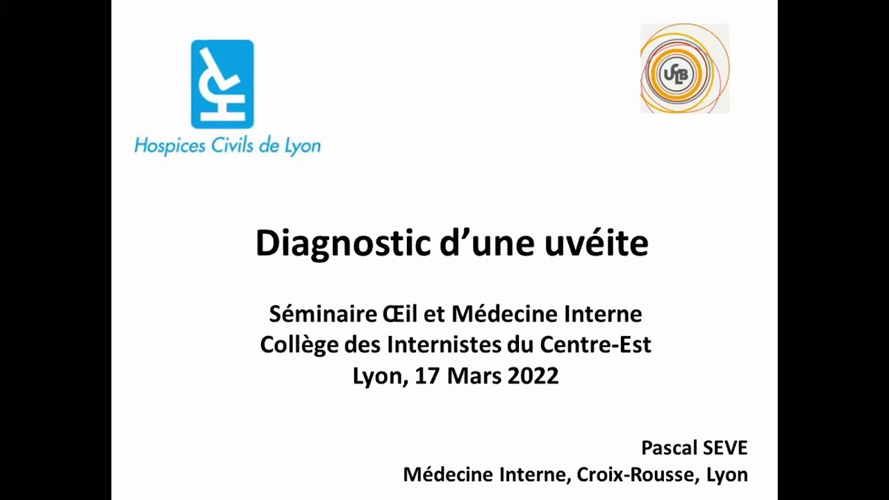 Diagnostic des uveites