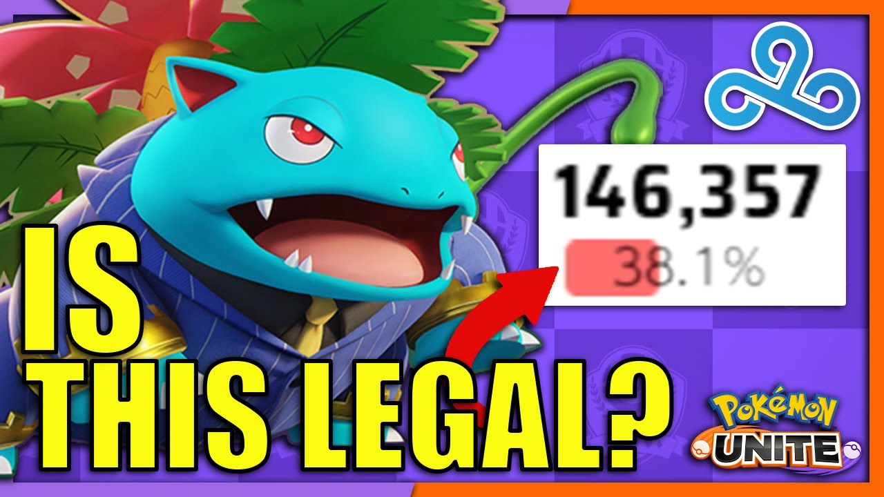 IS VENUSAUR EVEN LEGAL? Jungle Gameplay *Cloud9 PRO* Pokemon Unite