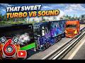 👑 INSANE V8 Dual Turbo Truck Sound in Traffic 🚛 | Euro Truck Simulator 2 Sweet V8 Engine🔥👉