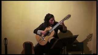 Scarlatti Sonata K1/L366 arr. Gregoriadou for double-course guitar chords