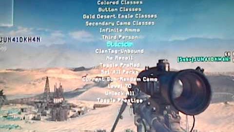 Mw2 Blackrain Edit Modmenu Hosted by JUN41DKHAN (PS3)