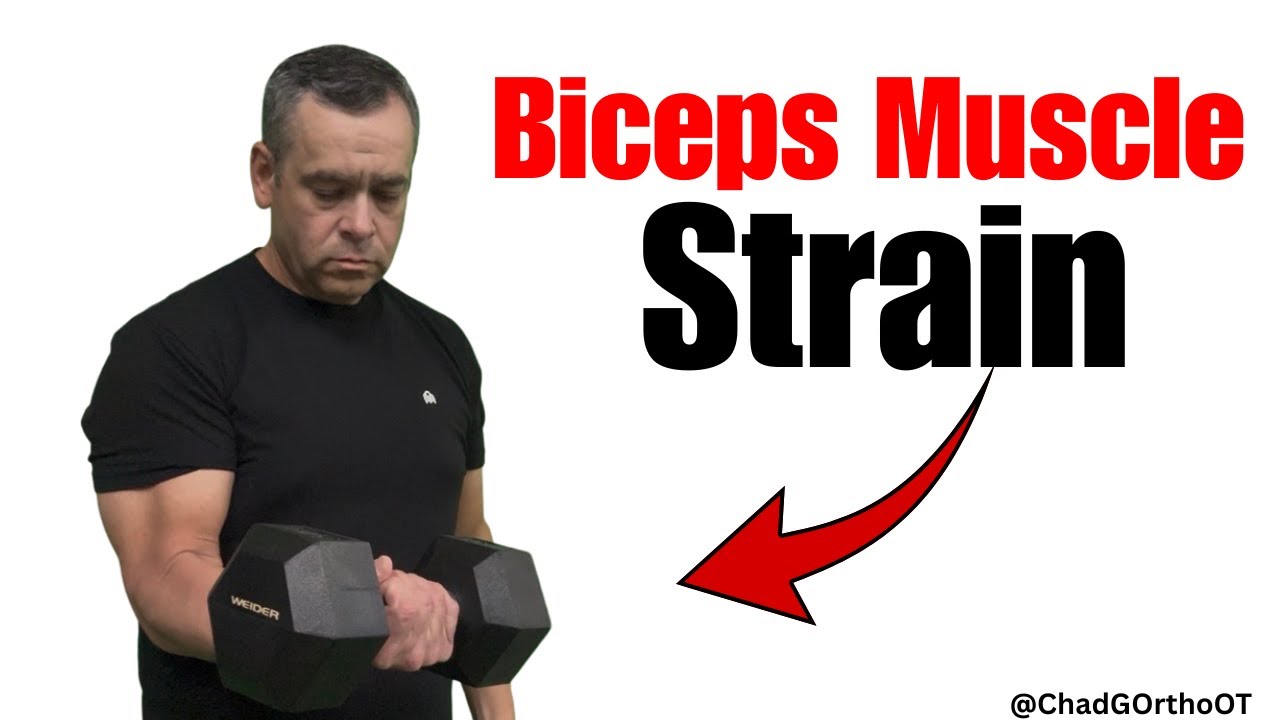 Biceps Strain! Ortho Rehab Tips - YouTube