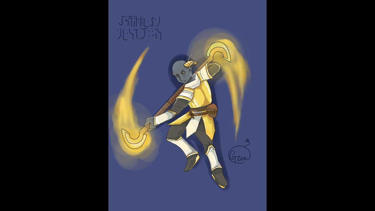 [SoW Speedpaint] Outfit Design for Tidesinger (Achillean Nestoris ...