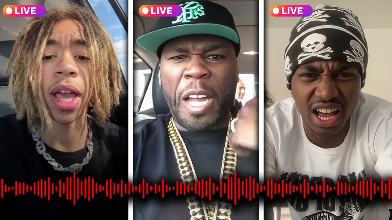 King Harris & Christian Combs Confront 50 Cent | 50 Loses It