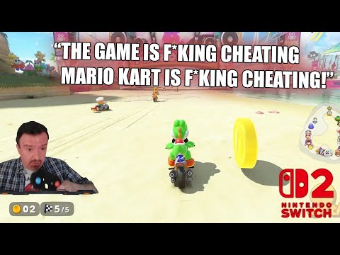 "Game Journalist" Explodes Over Switch 2 Mario Kart World Cheating and Sabotaging His Gameplay
