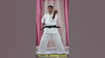 Karate Training |karate blocks|middle punch in karate #shorts