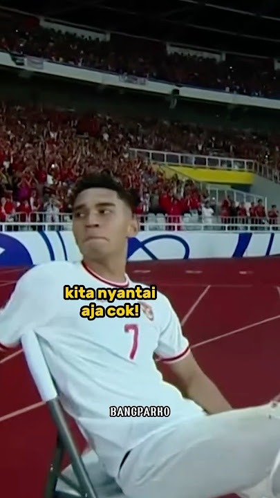 Marselino lagi santai kawan - dubbing bola Indonesia vs Arab Saudi #shorts #dubbingbola