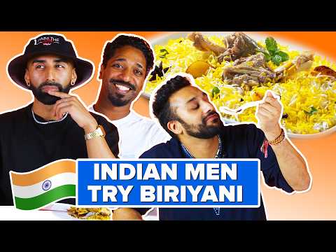 Indian Men Try Each Other’s biryani. 🍛