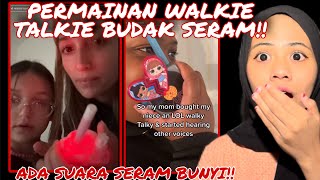 VIRAL PERMAINAN WALKIE TALKIE BUDAK SERAM‼️ KELUAR SUARA SERAM!! JANGAN MAIN!!
