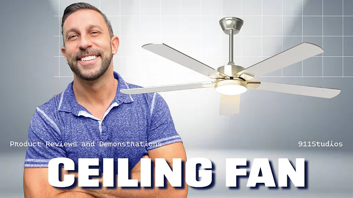 Hisummer Ceiling Fan Review | Farmhouse Modern 52-inch Ceiling Fan with Light & Remote