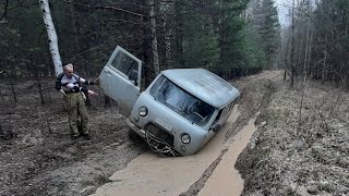 СЪЕЗДИЛИ НА РЫБАЛКУ (ПОДВОДНАЯ ОХОТА, OFFROAD И МЕТАЛЛОКОП) ЧУТЬ НЕ ПЕРЕВЕРНУЛИ БУХАНКУ