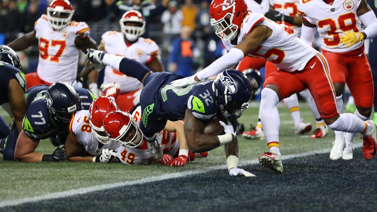 Locker Room Sound vs Chiefs: Chris Carson Has Had "A Great Year"