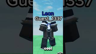 LEON GUEST_1337 IS SICK 🔥 #forsaken #roblox #guest1337