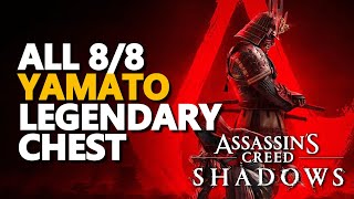 All Yamato Legendary Chest Assassins Creed Shadows