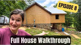What's Left After All That Demo? - Full House Walkthrough Episode 8 Hilltop Cabin Renovation