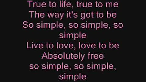 So simple - Stacie orrico lyrics