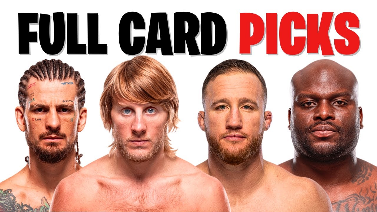 UFC 324 Full Card Predictions & Breakdown