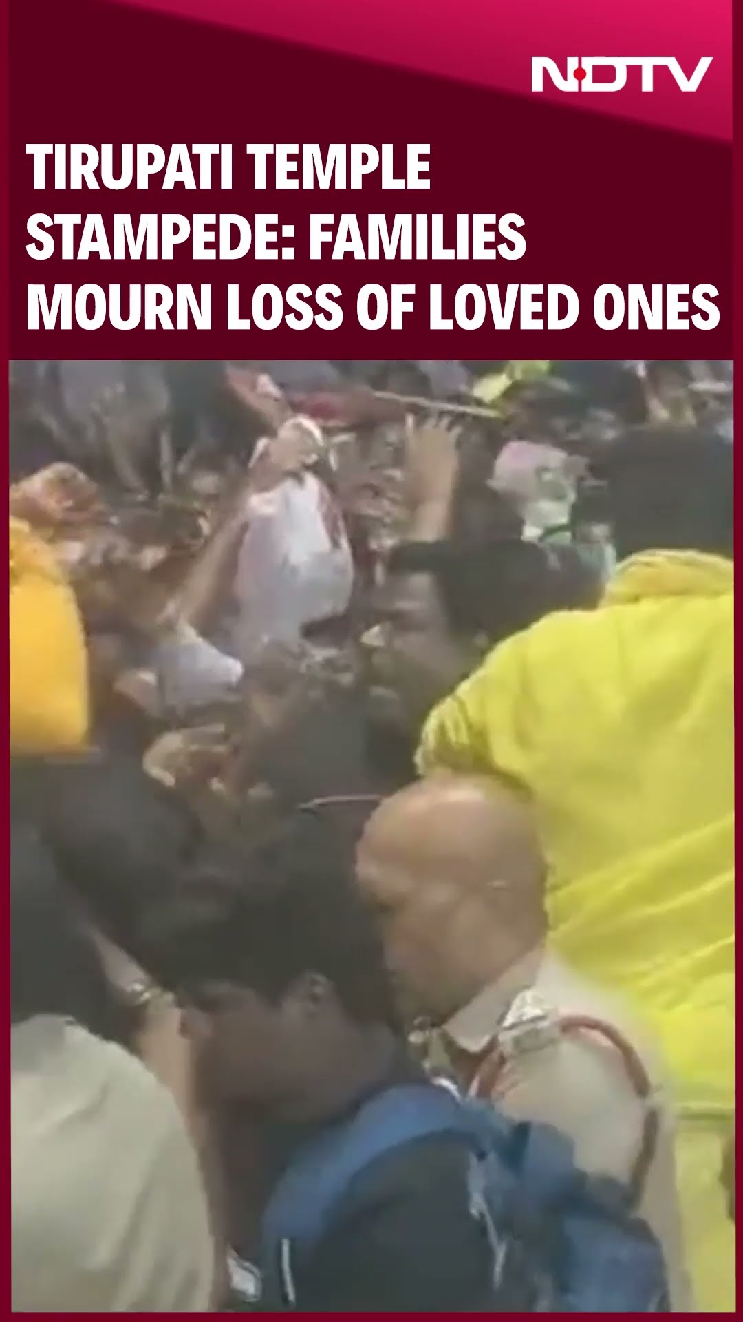 Tirupati Stampede News | Families Mourn Loss Of Loved Ones; Demands Justice