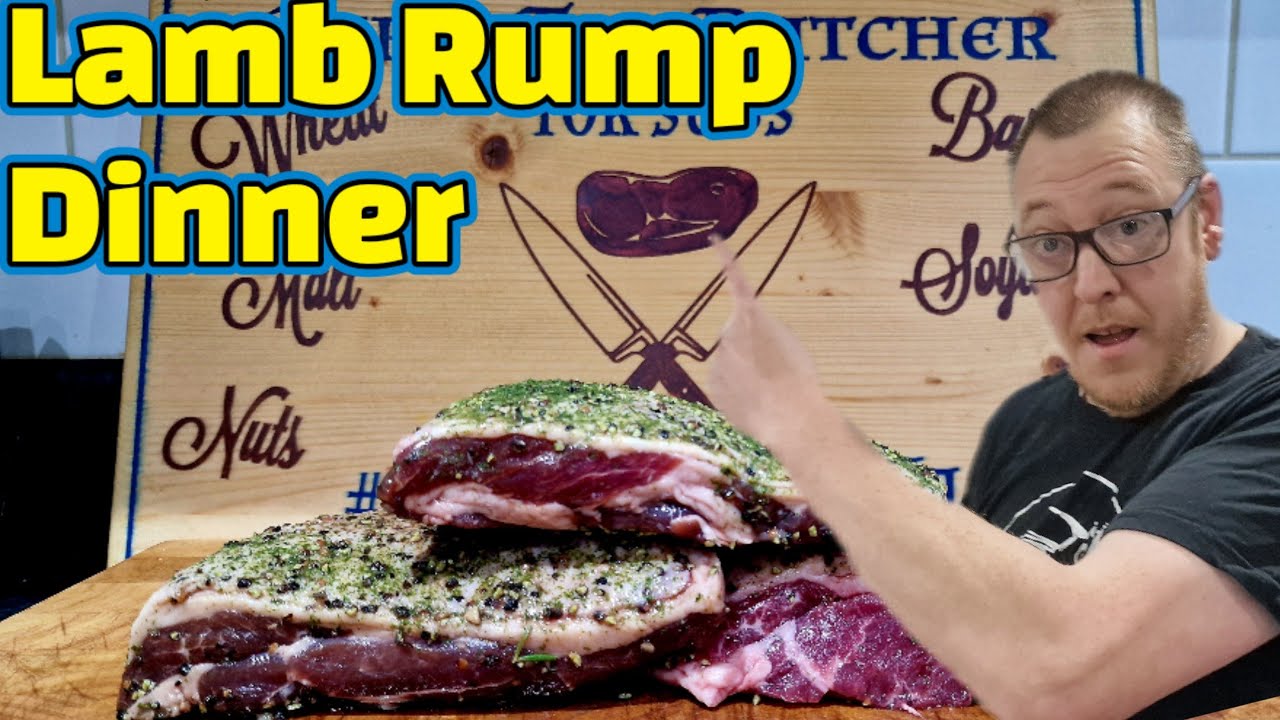 Lamp Rump Location Lamb Rumps with Sea Salt, Blackpepper & Garlic - YouTube