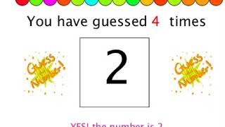 mini-game "guess the number" - processing 3