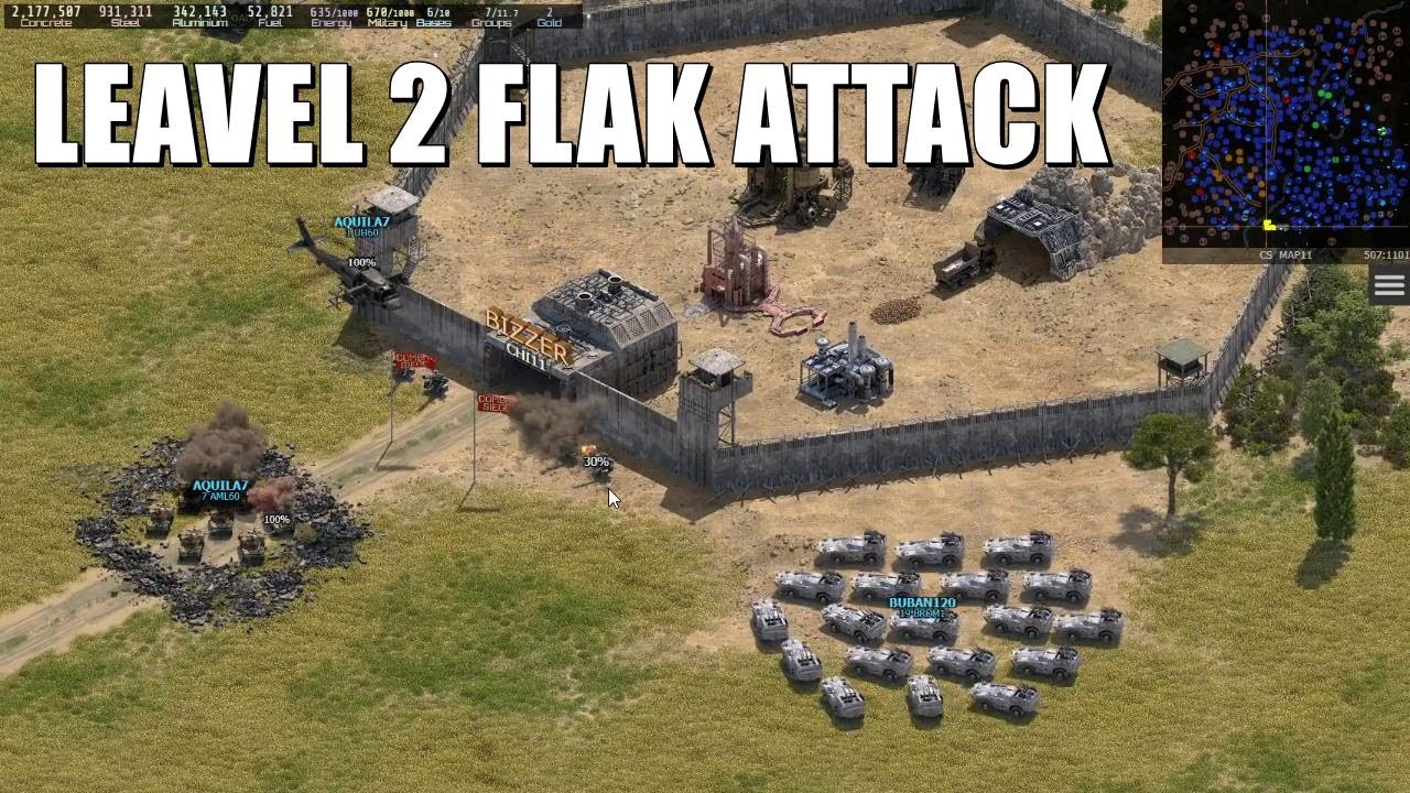 Combat Siege Leavel 2Flak Attack Part 1 YouTube