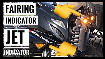 Installing LED Fairing Indicator & Mini Jet Indicator on Pulsar 220 || Best Indicators in Segment ||