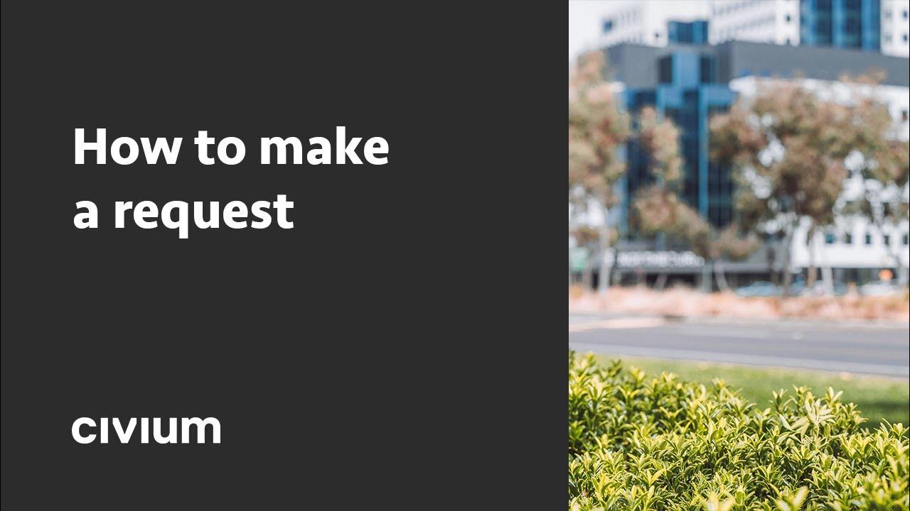 How to make a request - YouTube