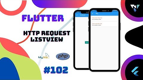 @Google #Flutter  #102: Flutter HTTP Request (POST) | Records from MySQL with PHP API