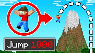 We Crafted CUSTOM JUMPS In Minecraft!