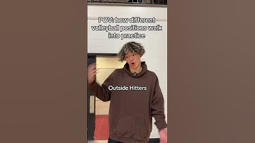 How Different Volleyball Positions Walk into Practice 🤷‍♂️🏐 #volleyball #sports #top