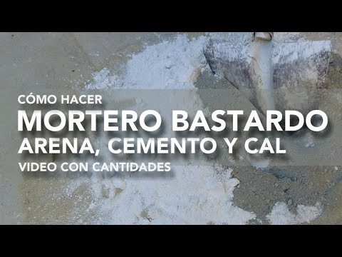 Video: ¿Se puede volver a apuntar el mortero de cal con cemento?