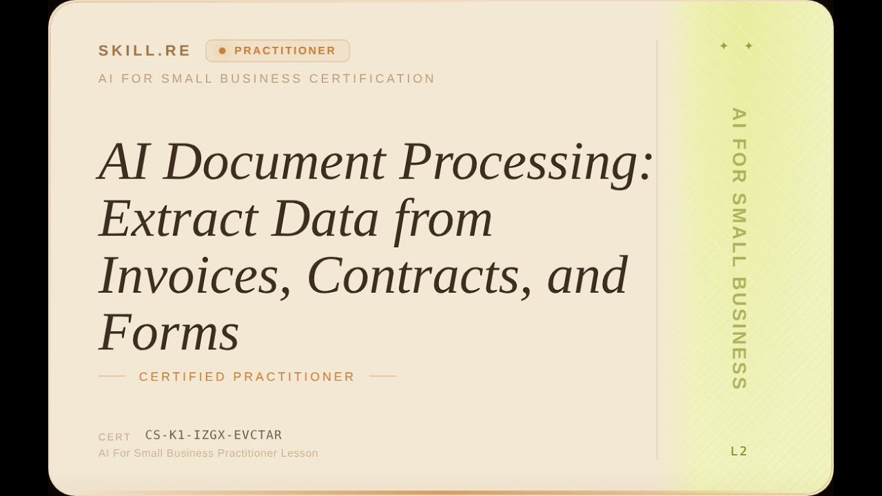 AI for Small Business: AI Document Processing: Extract Data from ...
