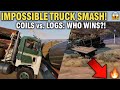 UNBELIEVABLE 😱 TRUCK WRECK! Metal Coils & Logs Collide!🔥 #beamngdrive @cinemoraGaming