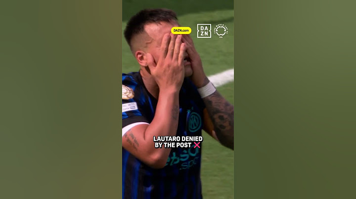 LAUTARO OFF THE POST! 😳 #Lautaro #InterMilan