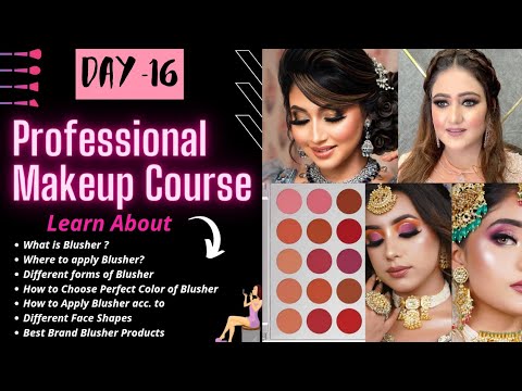 DAY 16 |❗ONLINE COURSE| BLUSHER CLASS | SELF Course - YouTube