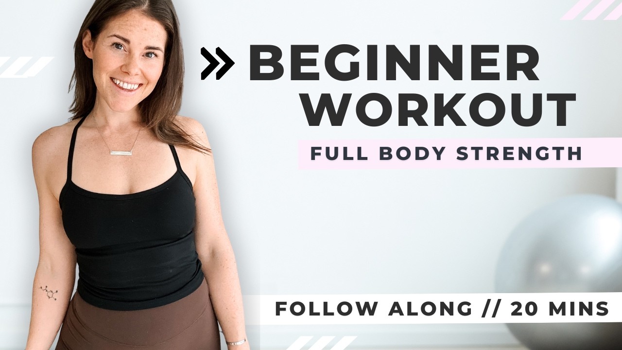 BEGINNER Full Body Workout // 20 Mins // No Equipment // At Home - YouTube