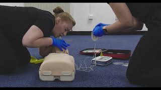 Child 2 Person Cpr Using Aed