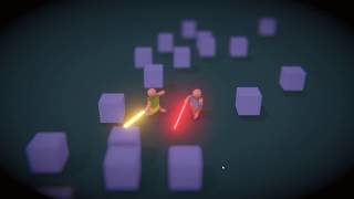 Procedural Lightsaber Fighting Prototype
