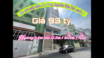 Bán nhà mặt tiền đường Nguyễn Văn Thủ, P Dakao quận 1