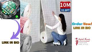 10m 3D Wallpaper Stickers Roll Panel | #AliExpress #Amazon screenshot 5