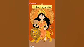 Durga Maa is coming🙏 | Durga Puja🌼 | #trending #viral #shorts #shortvideo #viralnow #animation