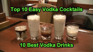 Top 10 Vodka Cocktails Easy Vodka Drinks Best Vodka Cocktail Kahlua Drink Cocktails