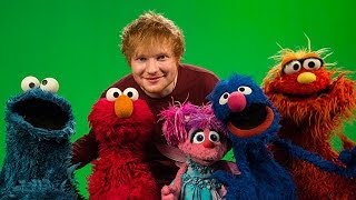 Ed Sheeran & Macklemore on 'Sesame Street' Behind-the-Scenes with Billboard