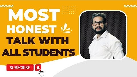 Most Honest Talk With All Students | Sunday Special Video |