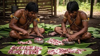 Inside the Amazon's Most Isolated Tribe | Korowai Family's Daily Life From Dawn to Dark | AI Video